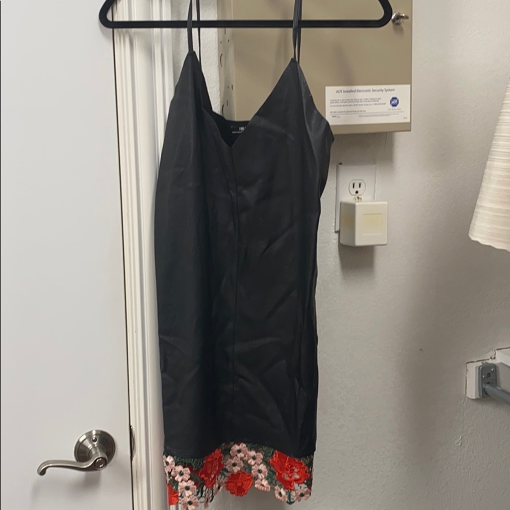 Zara long sleeveless mini dress